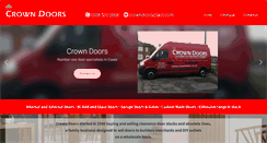 Desktop Screenshot of crowndoors.co.uk