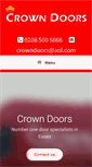 Mobile Screenshot of crowndoors.co.uk